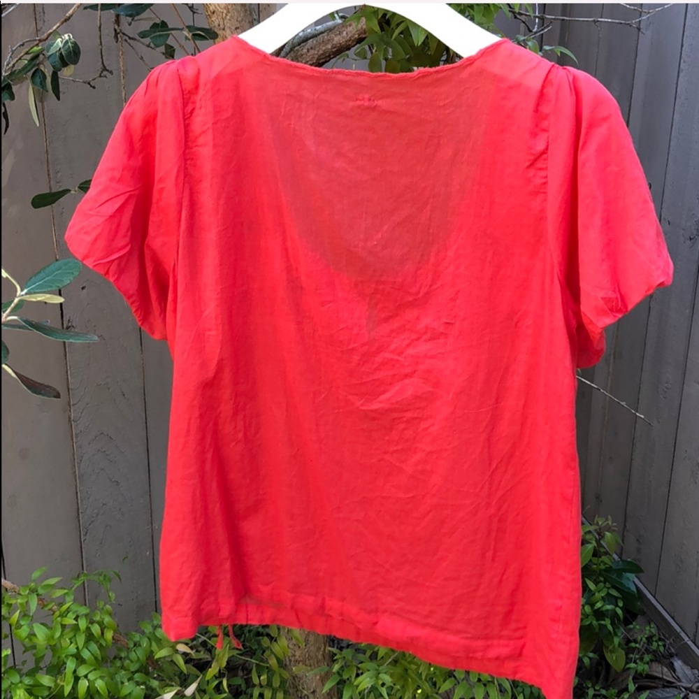 Nwot! Free People Dashing Red Top View 3